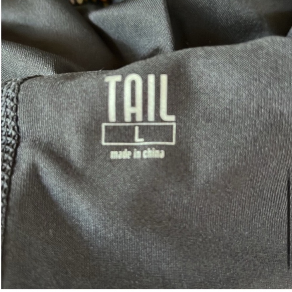 NWT Tail Activewear Doubles Skort in Black ruffle skirt and shorts size large - Picture 8 of 12